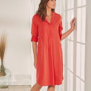 NWT Soft Surroundings Weekender Tencel Dress M
